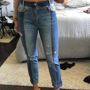 Free People mid-rise jeans size w28